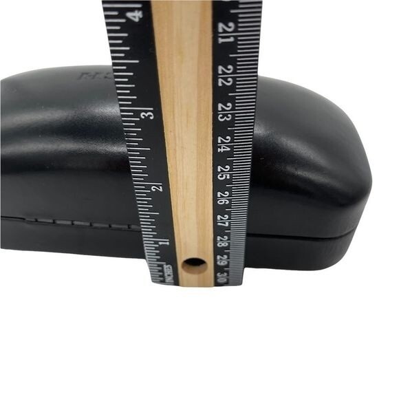 COACH Black Oversized Hard Clam Case for Your SUNglasses or EYEglasses - Picture 8 of 11